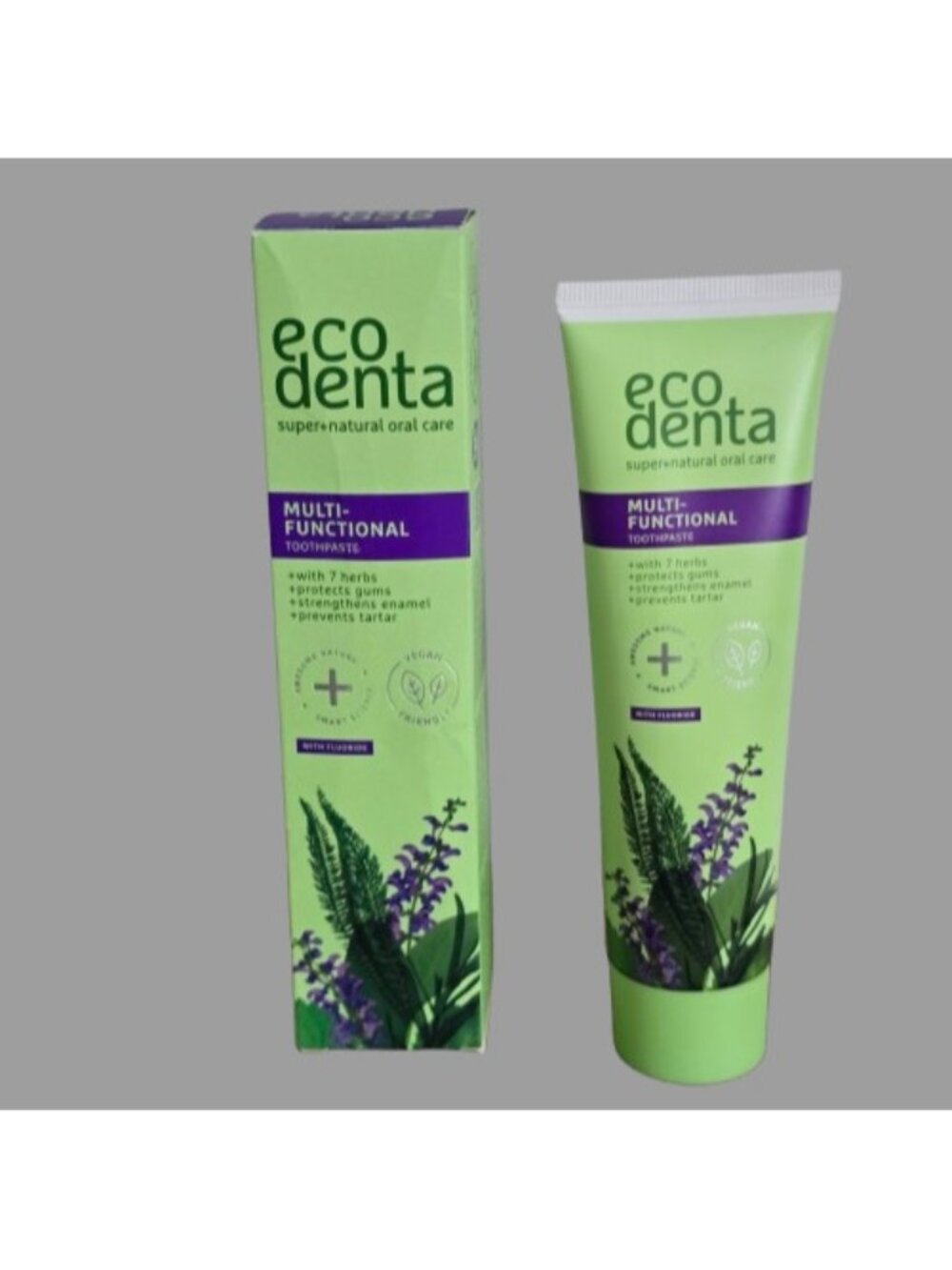Ecodenta Toothpaste 7 Natural Herbs with Kalident 100 ml 3.4 oz Pack of 1